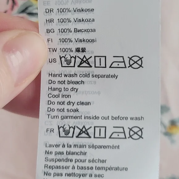 Billabong x The Salty Blonde Boho Beachy Women's Flowy Floral Slip Maxi Dress, L - Picture 7 of 8